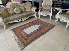 Handwoven Turkish Prayer Rug, Kilim Rug, Boho Kilim