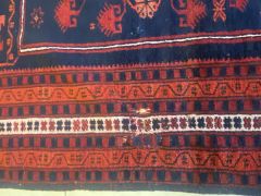Multicolor Handwoven Turkish Kilim Prayer Rug, Boho Kilim