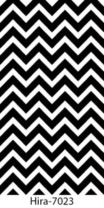 Hira Black & White Zig Zag Rug & Carpet Series