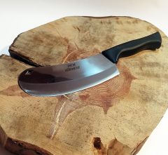 Surmene Handmade Curved Cleaver Knife for Onion - Patty - Pita - Salad