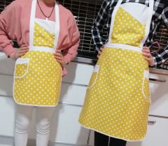 Adult & Kid Aprons Yellow