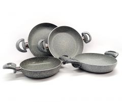 Cast Granite Pan Set of 4 18-20-22-24 Cm