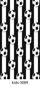 BW Soccer Kids Room Rug