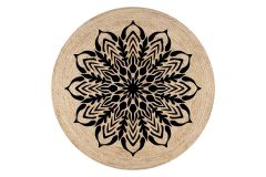 Mandala Woven Rush Living Room Rug | Loftry