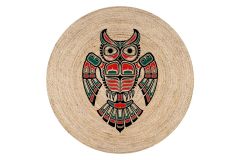 Bohemian Owl Jute Knitted Carpet Straw Rugs | Loftry