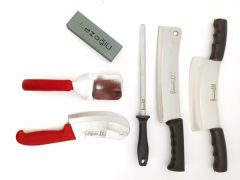 PROFESSIONAL BUTCHER KNIFE & ORGANIC SHARPENING STONE