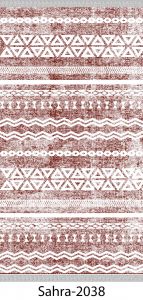 Patterned Ruby Red Rug & Kilim Series 