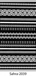 Patterned BW Rug & Kilim Series 