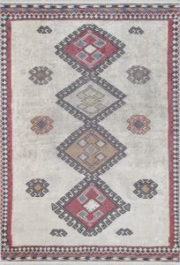 Bohemian Beige Washable Carpet 3