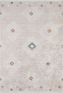 Bohemian Beige Washable Carpet 7