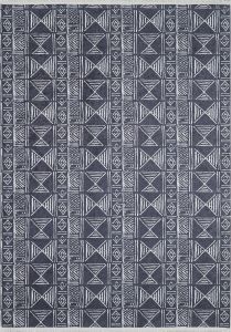 Bohemian Black Washable Carpet 4