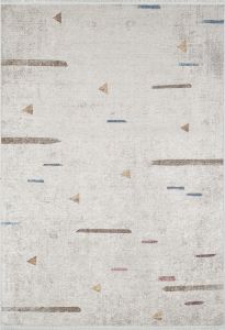 Bohemian Beige Washable Carpet 22