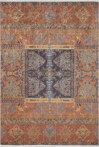 Boho Ethnic Pattern Washable Rug