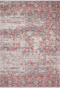 Eccentric Pattern Washable Rug