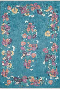 Lofto Floral Washable Rug