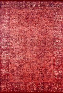 Lofto Classic Red Color Washable Carpet