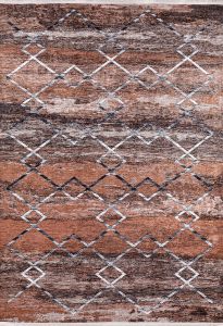 Lofto Modern Brown Washable Carpet