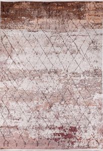 Lofto Modern Bronze Brown Washable Carpet