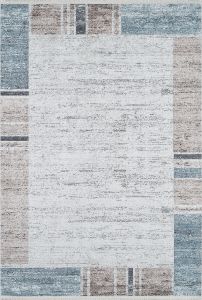 Modern and Bordered Washable Rug