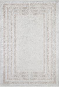 New and Bordered Washable Rug