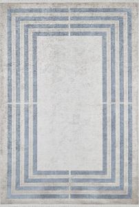 Fresh and Bordered Washable Rug