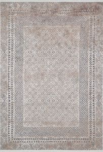 Modern Thick Bordered Washable Rug