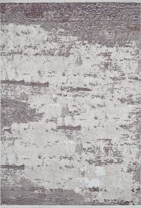 Modern Cream-Brown Washable Living Room Rug 