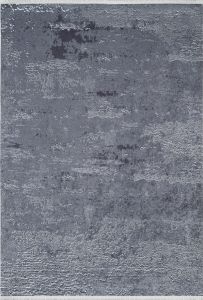 Modern Anthracite Washable Living Room Rug 