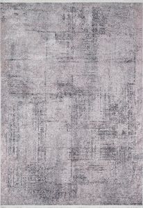 Modern Grey And Mink Color Washable Living Room Rug 