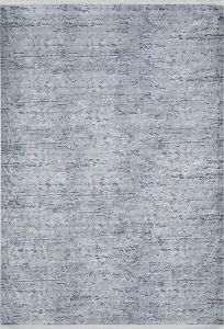 Modern Grey Washable Living Room Rug with Purple Color Transition 
