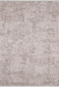 Modern Bronze and Beige Detailed Washable Living Room Rug 