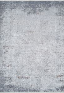 Modern Soft Grey Washable Living Room Rug 