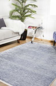 Lofto Soft-Flat Gray Color Washable Rug 1