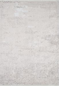 Soft-Plain Grey Washable Living Room Rug 