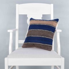 Modern Classical Rug Patterned Hand Woven Cushion   - 40x40 -  Pillows, Wool Pillows
