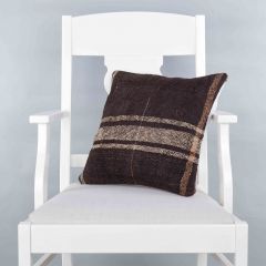 Modern Classical Rug Patterned Hand Woven Cushion - 40x40 -  Pillows, Wool Pillows