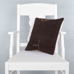 Rug Pillow Unique Hand Woven Pillow  - 40x40 - Colorful pillows, Wool pillows