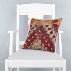 Modern Classic Hand Woven Pillow  - 40x40 - Colorful pillows, Wool pillows