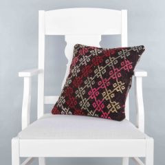 Modern Classic Hand Woven Pillow  - 40x40 - Colorful pillows, Wool pillows