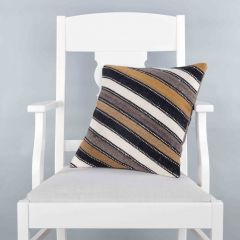 Rug Pillow Unique Hand Woven Pillow  - 40x40 - Colorful pillows, Wool pillows