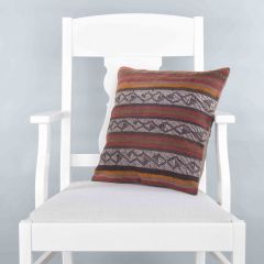 Modern Classic Hand Woven Pillow  - 40x40 - Colorful pillows, Wool pillows