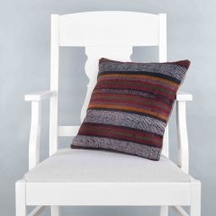 Rug Pillow Unique Hand Woven Pillow  - 40x40 - Colorful pillows, Wool pillows