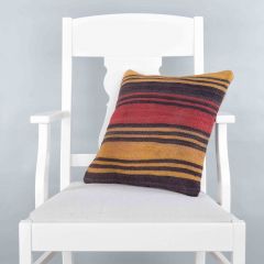 Modern Classic Hand Woven Pillow  - 40x40 - Colorful pillows, Wool pillows
