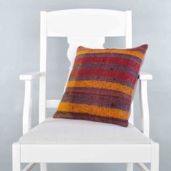 Modern Classic Hand Woven Pillow  - 40x40 - Colorful pillows, Wool pillows