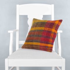 Traditional Pattern Hand Woven Pillow - 40x40 - Colorful Decorative Pillows & Blankets, Wool Decorative Pillows & Blankets