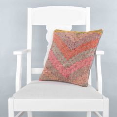 Traditional Pattern Hand Woven Pillow - 40x40 - Colorful Decorative Pillows & Blankets, Wool Decorative Pillows & Blankets