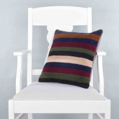 Modern Classic Hand Woven Pillow  - 40x40 - Colorful pillows, Wool pillows