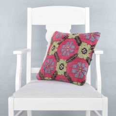 Modern Classic Hand Woven Pillow  - 40x40 - Colorful pillows, Wool pillows