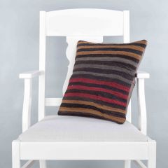 Modern Classic Hand Woven Pillow  - 40x40 - Colorful pillows, Wool pillows