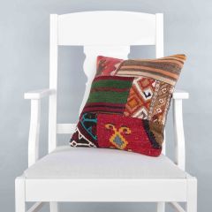 Modern Classic Hand Woven Pillow  - 40x40 - Colorful pillows